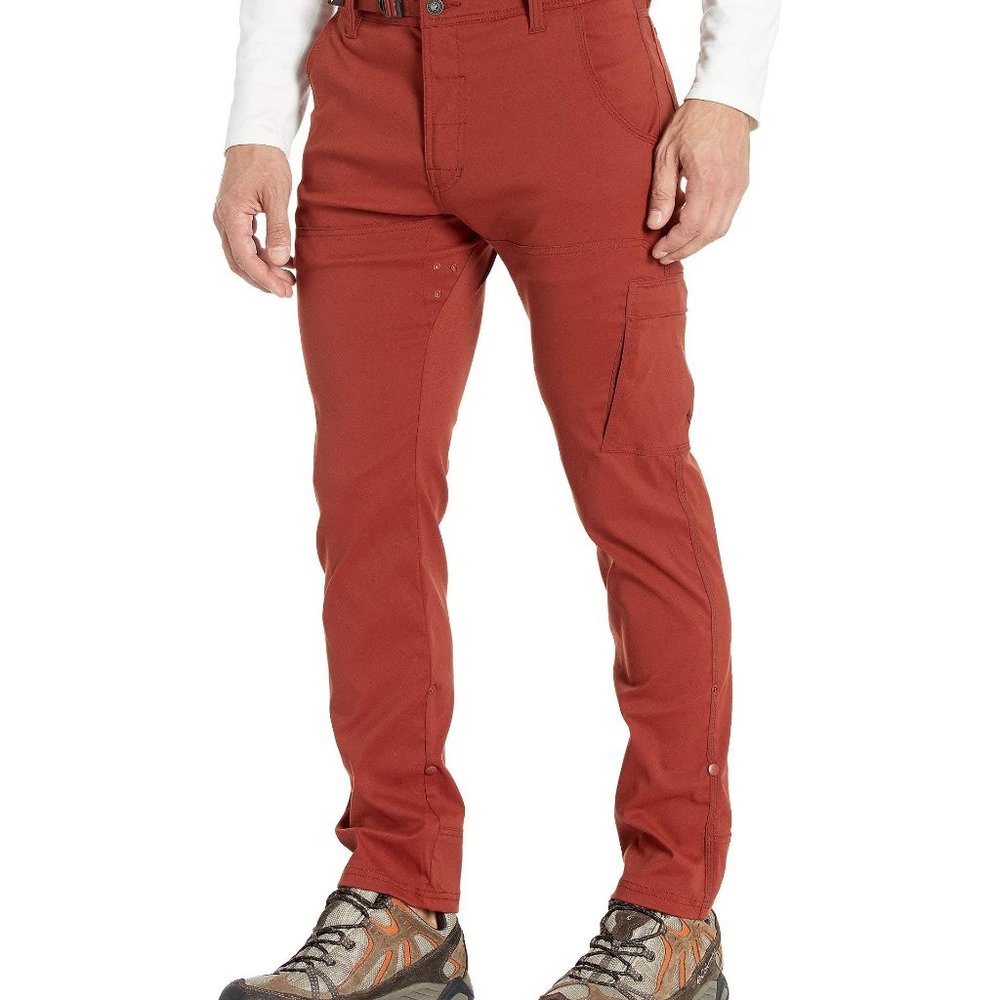 Prana Stretch Zion Straight Mens Pant Maple